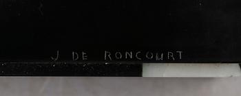 SKULPTUR, brons, art déco, signerad J de Roncourt.