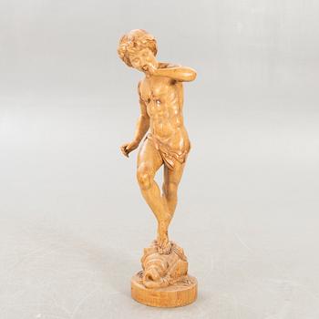 Okänd konstnär 1900-tal , wooden sculpture.
