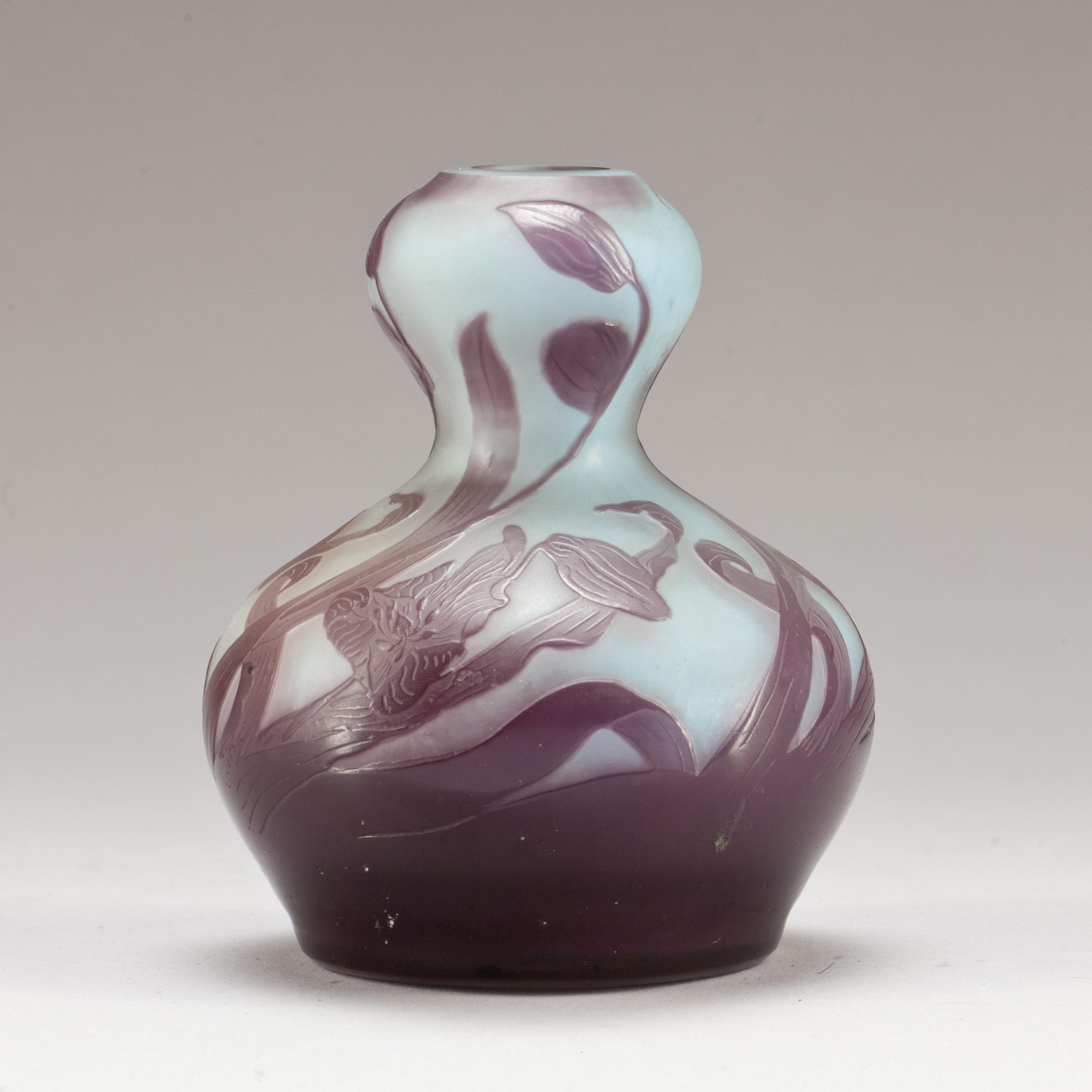 VAS, glas, Gallé, signerad.