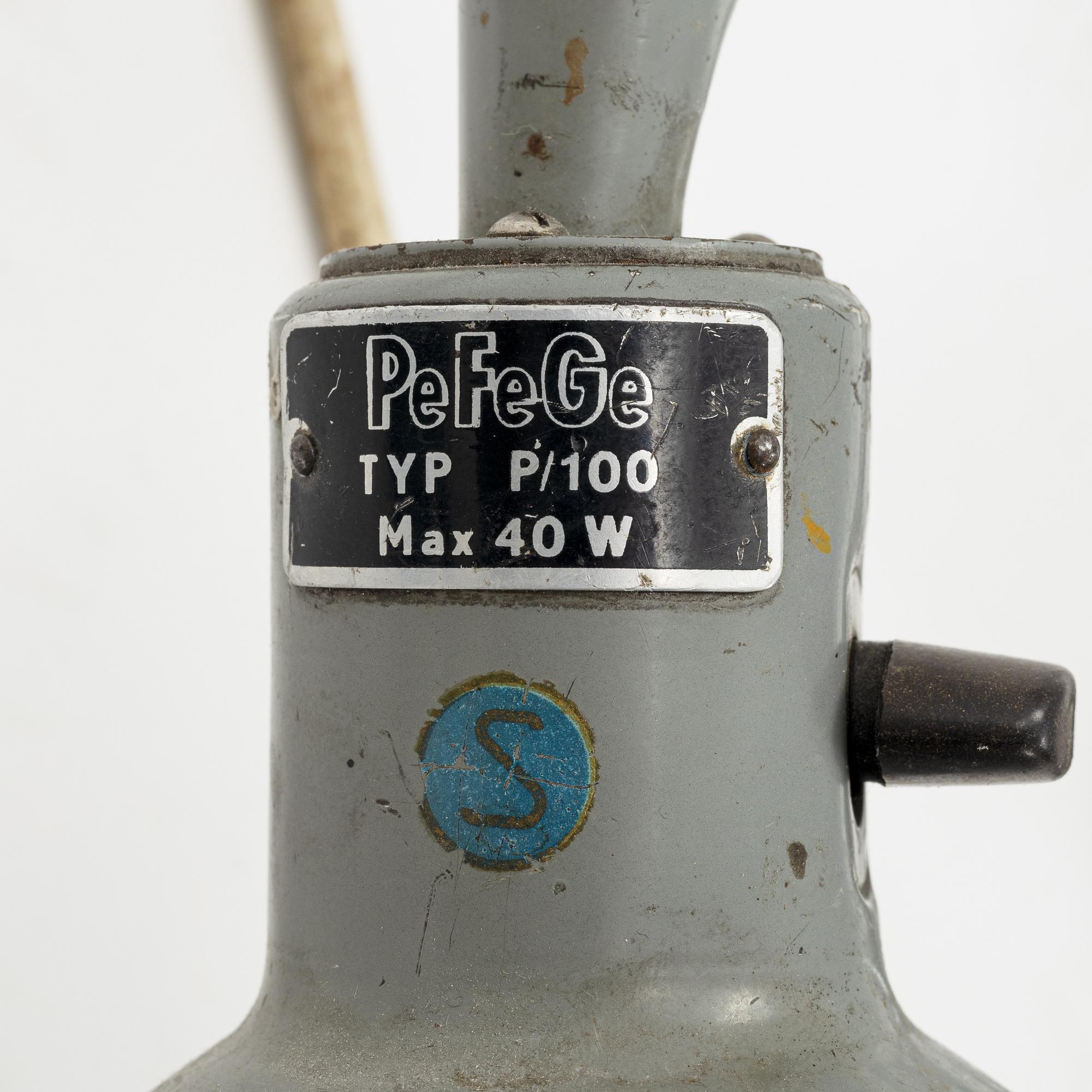A pair of wall lights, PeFeGe, mid 20th Century.