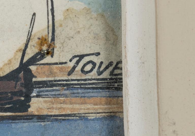 Tove Jansson, Sotilas talvimaisemassa.