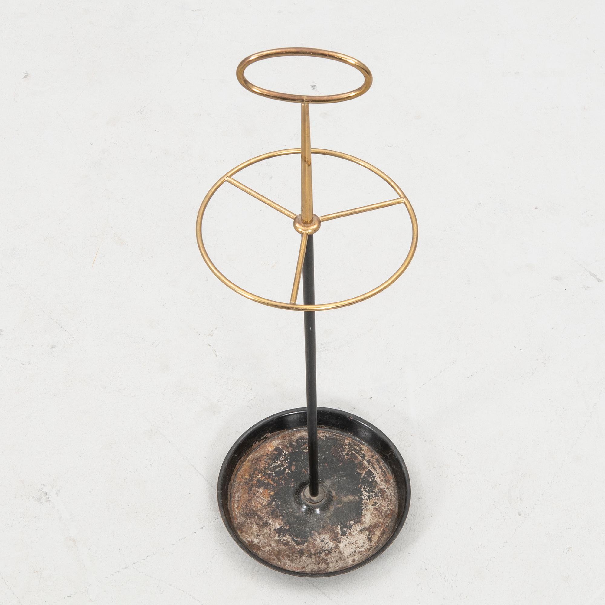 Gunnar Ander, umbrella stand, Ystad Metall, second half of the 20th century.