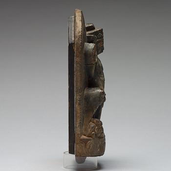 STELE, sten. Nepal, 1600/1700-tal.