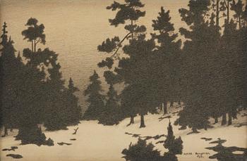 599. Oskar Bergman, Winter in the archipelago.