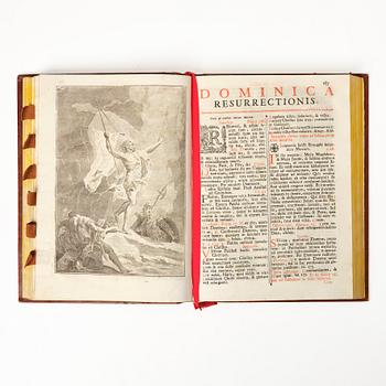 Printed in red & black, with music, 1793.