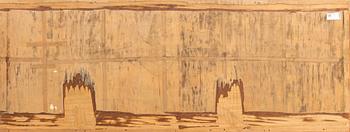 Wall panel Swedish Modern 1930s/40s possibly Mjölby Intarsia.