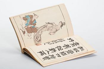 BOK, träsnitt, Japan, omkring 1900.