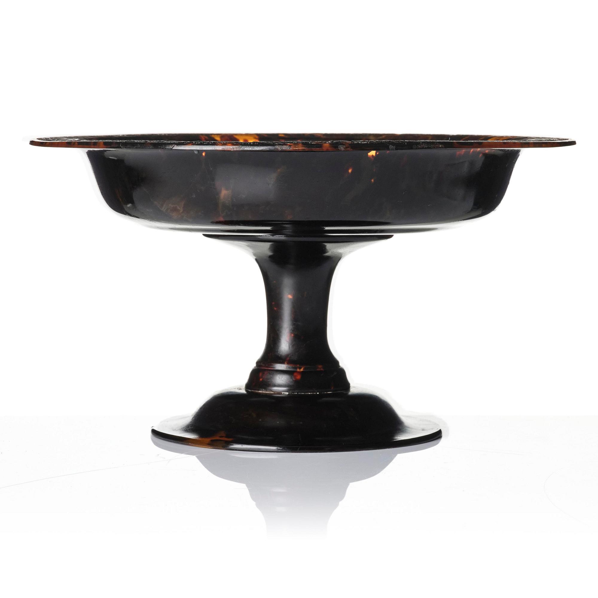 A tortoiseshell centrepiece, late 19th century.