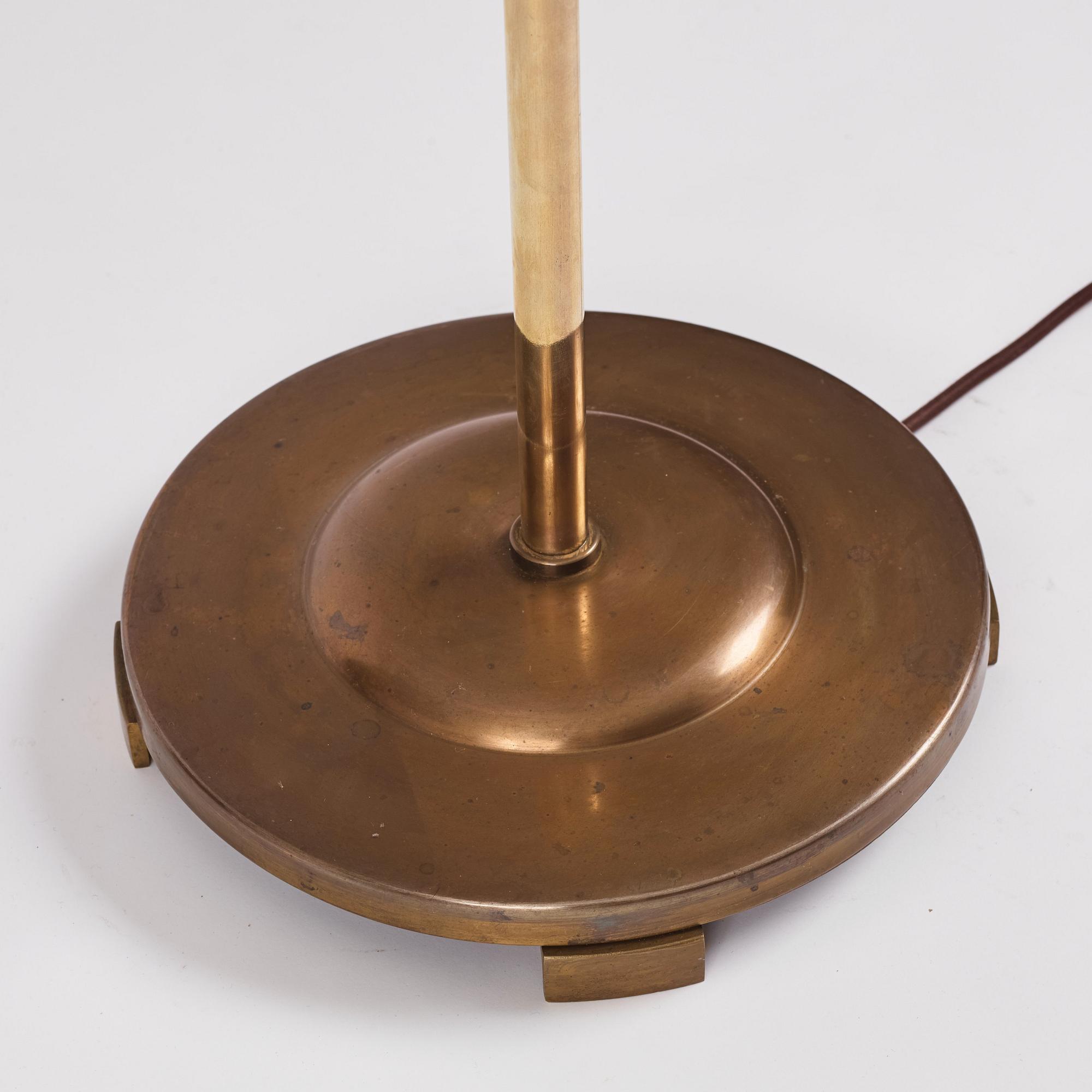 Erik Tidstrand, a floor lamp, model "29676", Nordiska Kompaniet, 1930-40s.