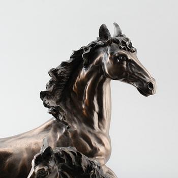 SKULPTUR, bronserad metall, 1900-talets andra hälft.