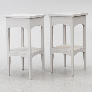 A pair of night stands, circa 1900.