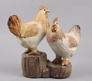 GUNNAR HANSSON, skulptur, stengods, sign.