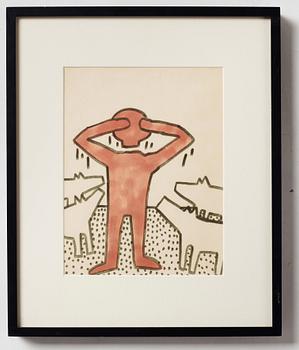 Keith Haring, Untitled (Triptych).