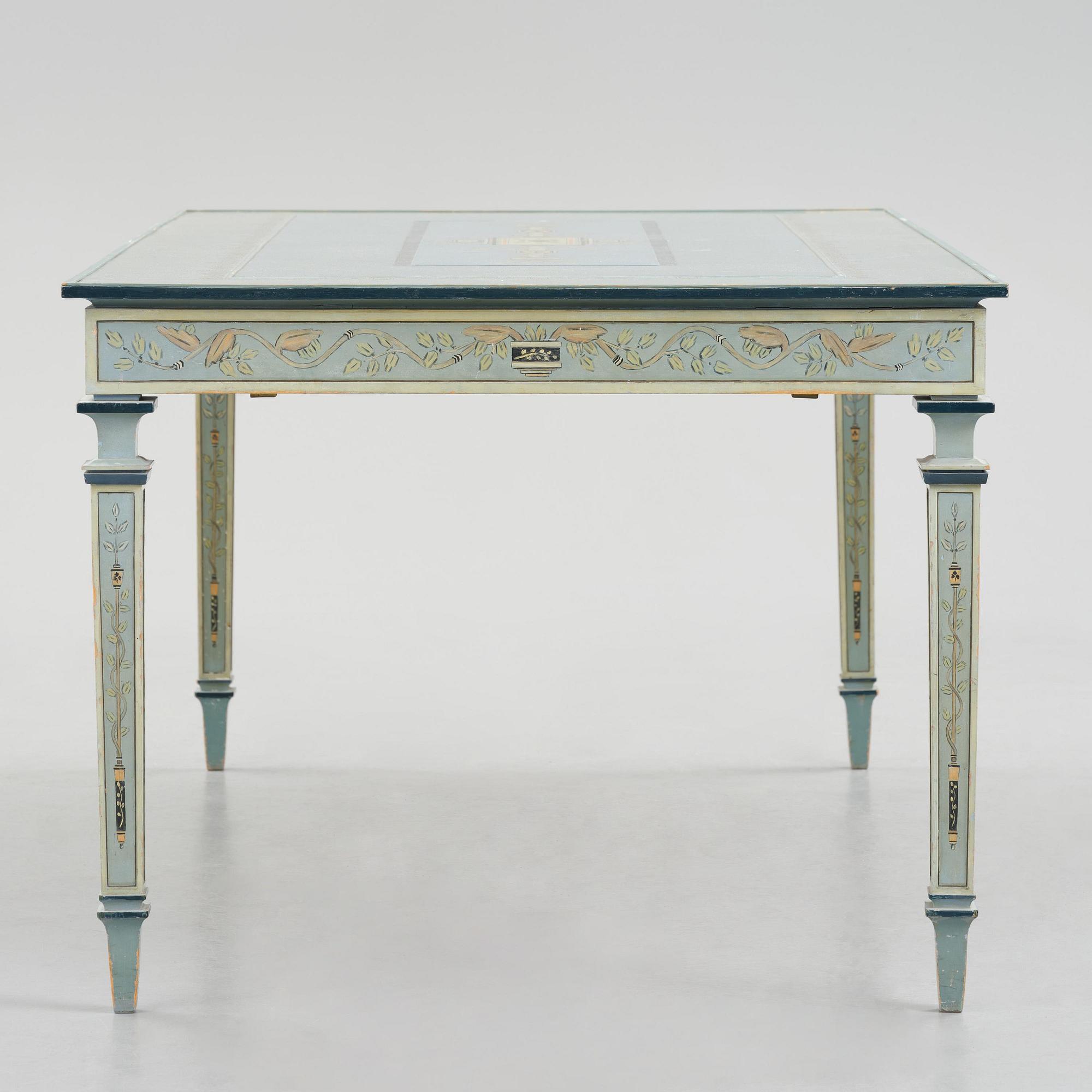 Carl Malmsten, a grand Swedish Grace dining table, cabinetmaker Albin Johansson, Stockholm, for Villa Kvikkjokk, 1927.