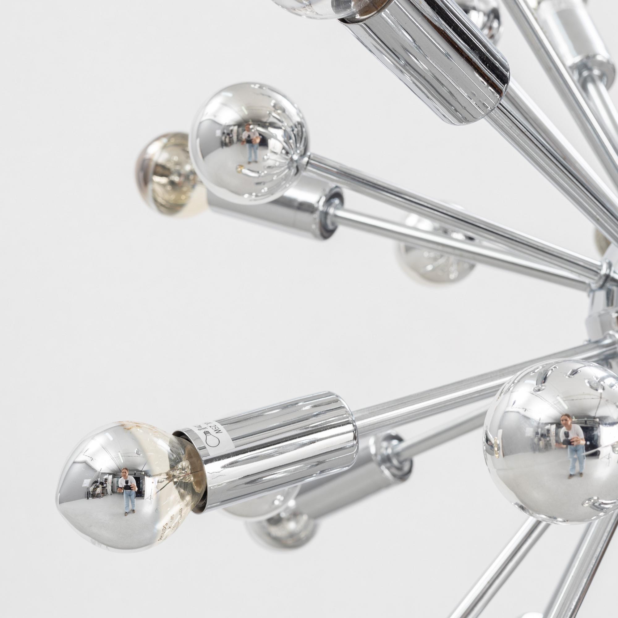 A 'Sputnik 20' pendant lamp by Paul de Haan for Jolina Lightning.