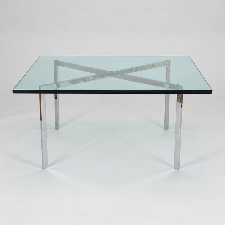 Ludwig Mies van der Rohe,  a 1965 'Barcelona' coffee table for Knoll.