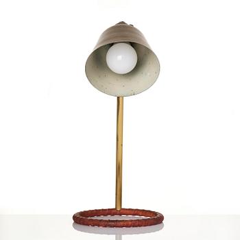 Hans Bergström, bordslampa, modell "711", ateljé Lyktan, Åhus, 1940-tal.