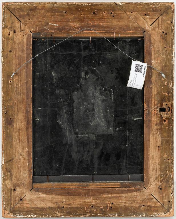 OKÄND KONSTNÄR, olja på pannå, ej signerad, 1800-tal.