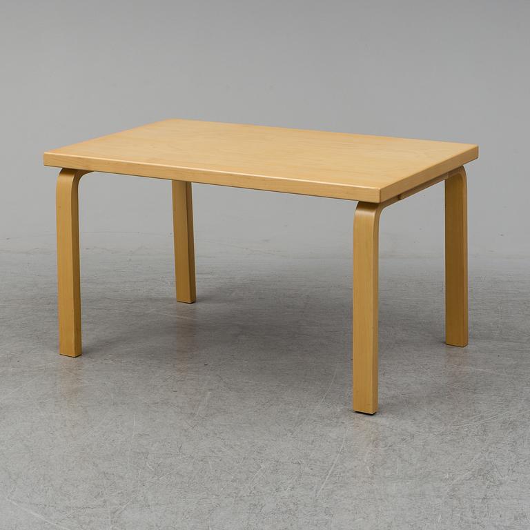 ALVAR AALTO, a birch coffee table from Artek, Finland.