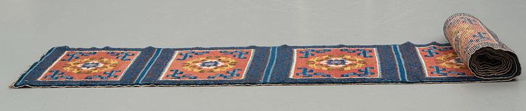 MATTO, a meditation carpet, ten squares, a semi-antique Ningxia, China, ca 598,5 x 62 cm.