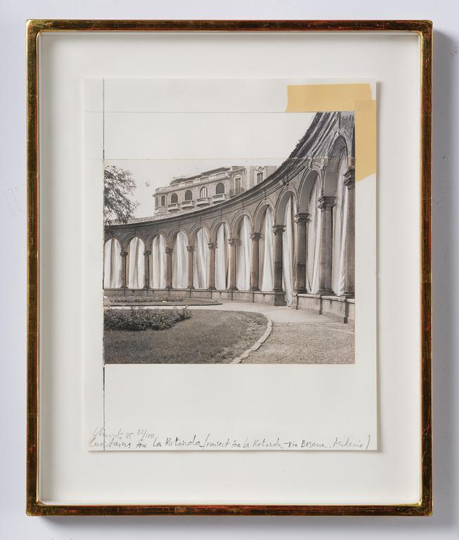 Christo Vladimirov Javacheff, "Curtains for la Rotonda, project for Milan" ur: "Five Urban Projects".