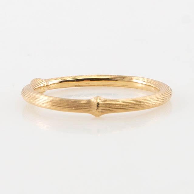 Ole Lynggaard, ring, 18K gold, "Nature IV".