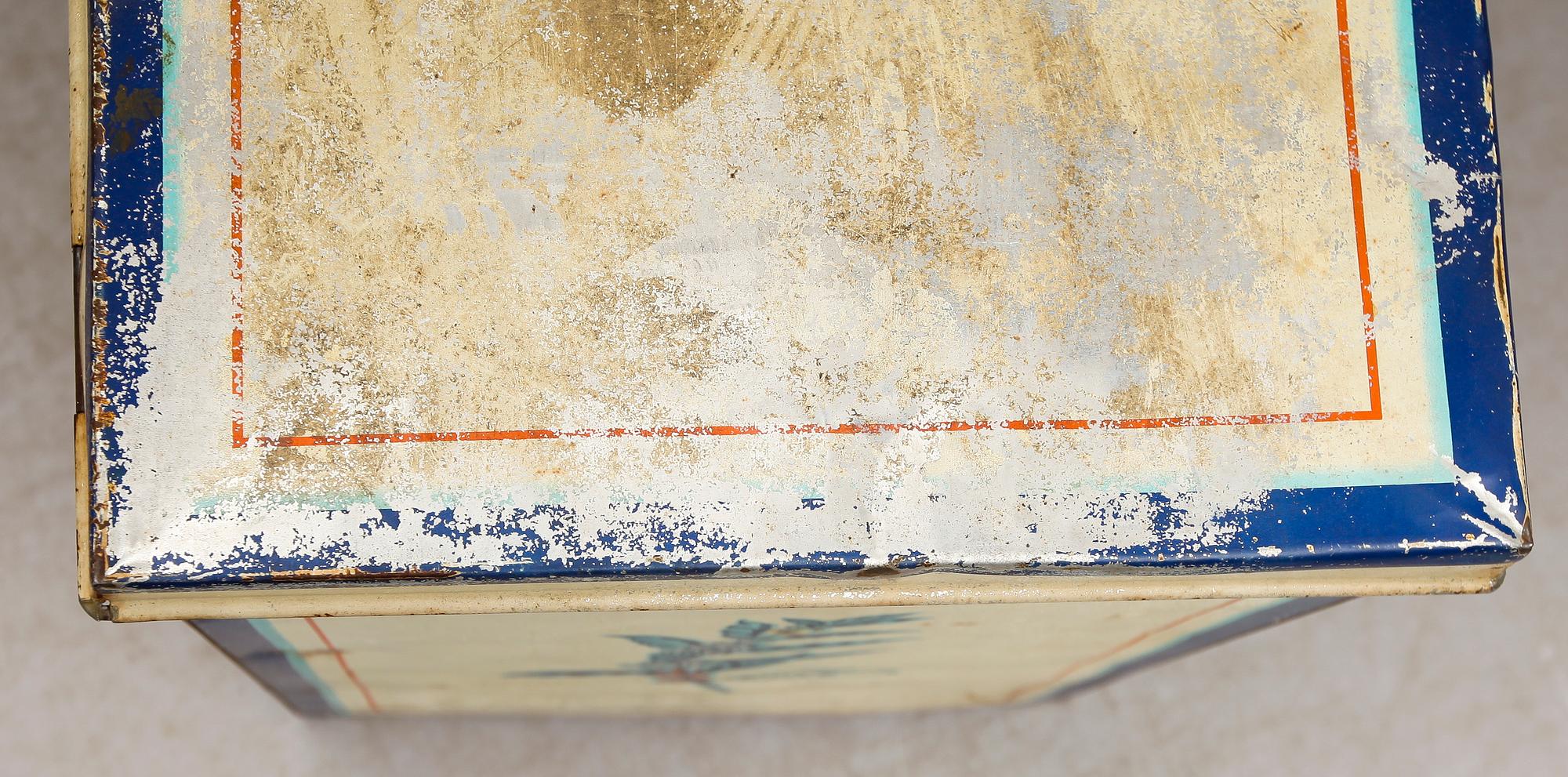 KAFFEBOX, plåt, Triangelns Kaffe, 1900-taltes mitt.