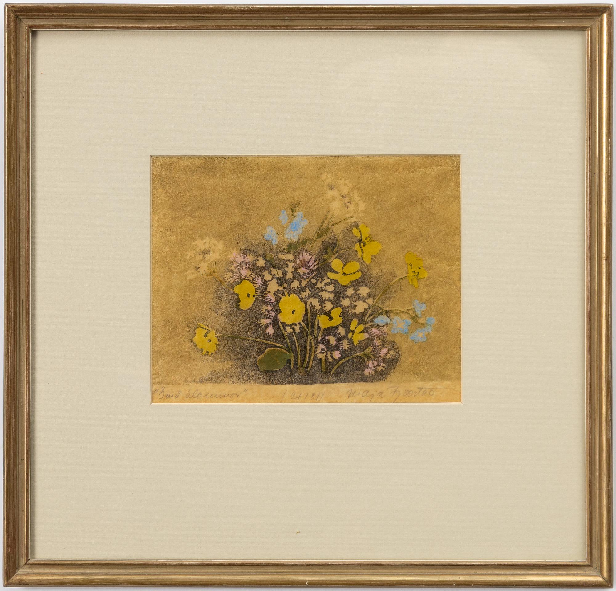 Maja Fjaestad, "Små blommor".