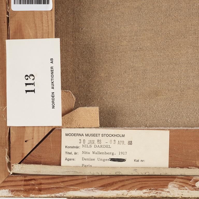 Nils von Dardel, Portrait of Nita Wallenberg.