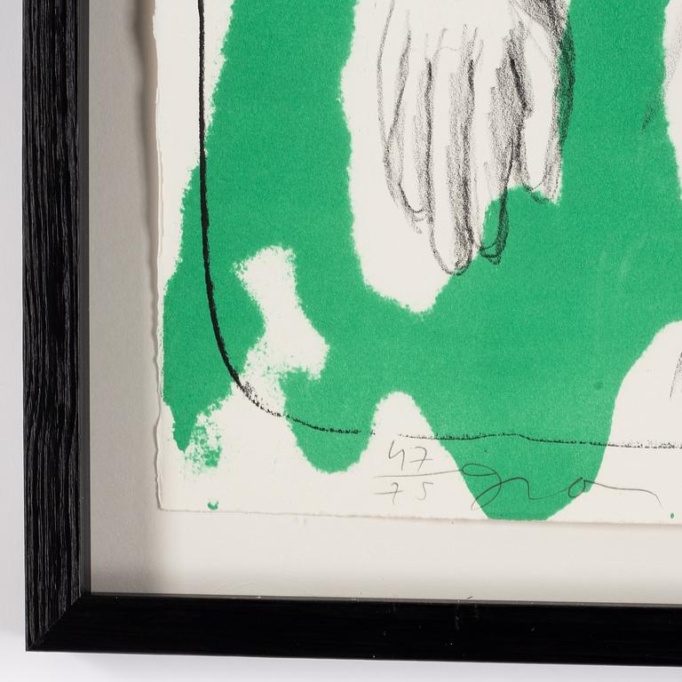 Jim Dine, lithograph in colours, 2011, signed 47/75.
