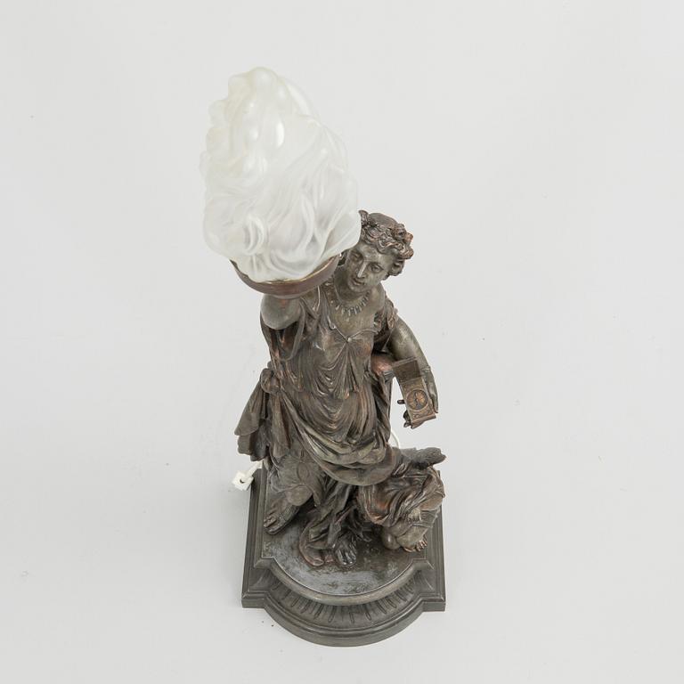 Table lamp, early 20th century.