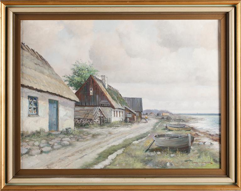 CARL MÅNSSON, olja på duk, signerad.