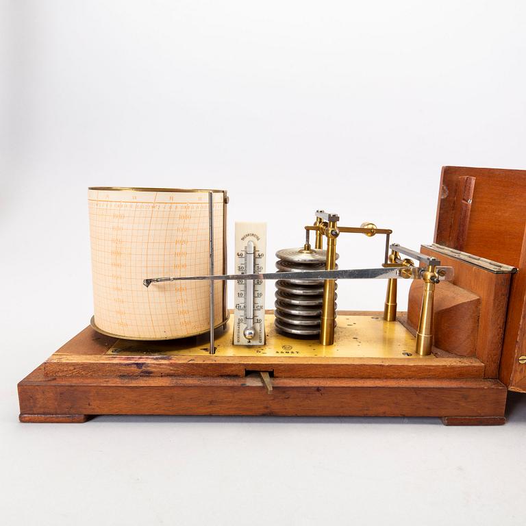 A Microscope and a Barograph first half of the 20th century.