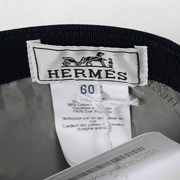 Hermès, Cap, “Nevada Super H Cap”, size 60.
