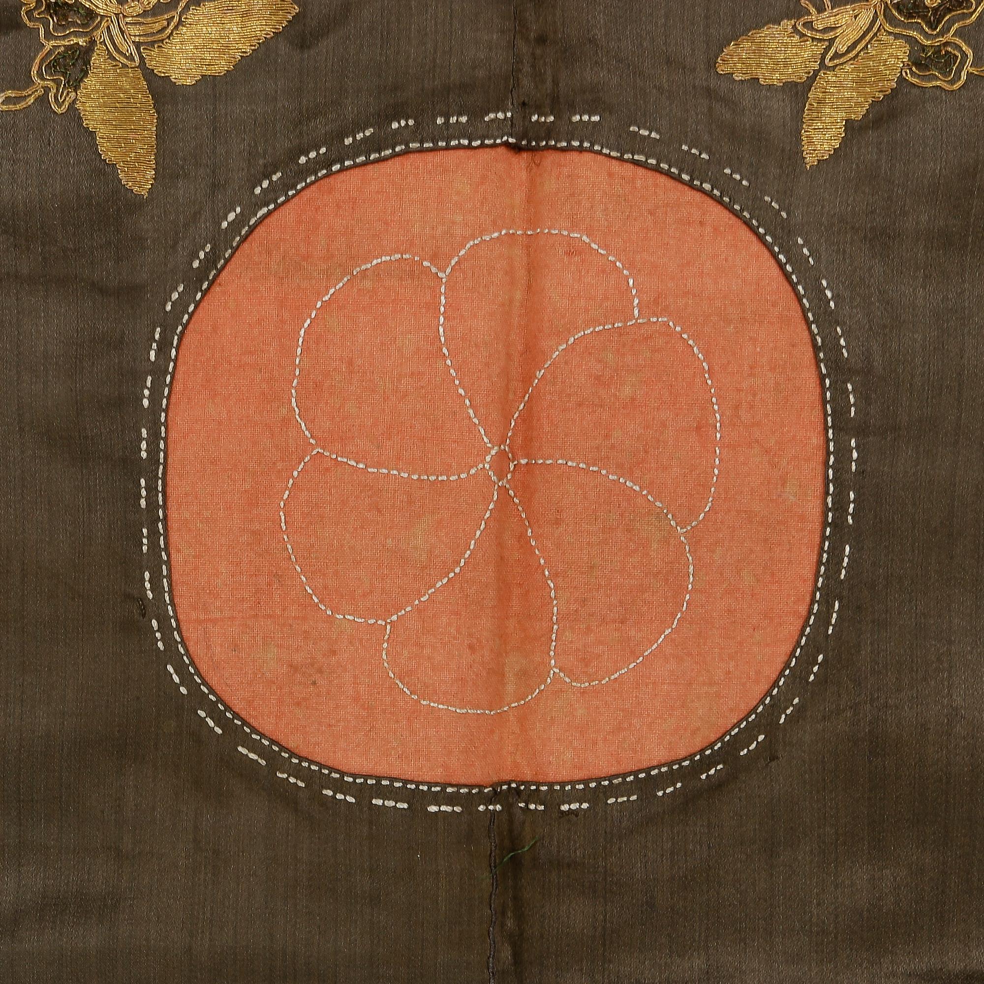 VÄGGBONAD, siden, Kina, sen Qingdynasti, omkring år 1900.