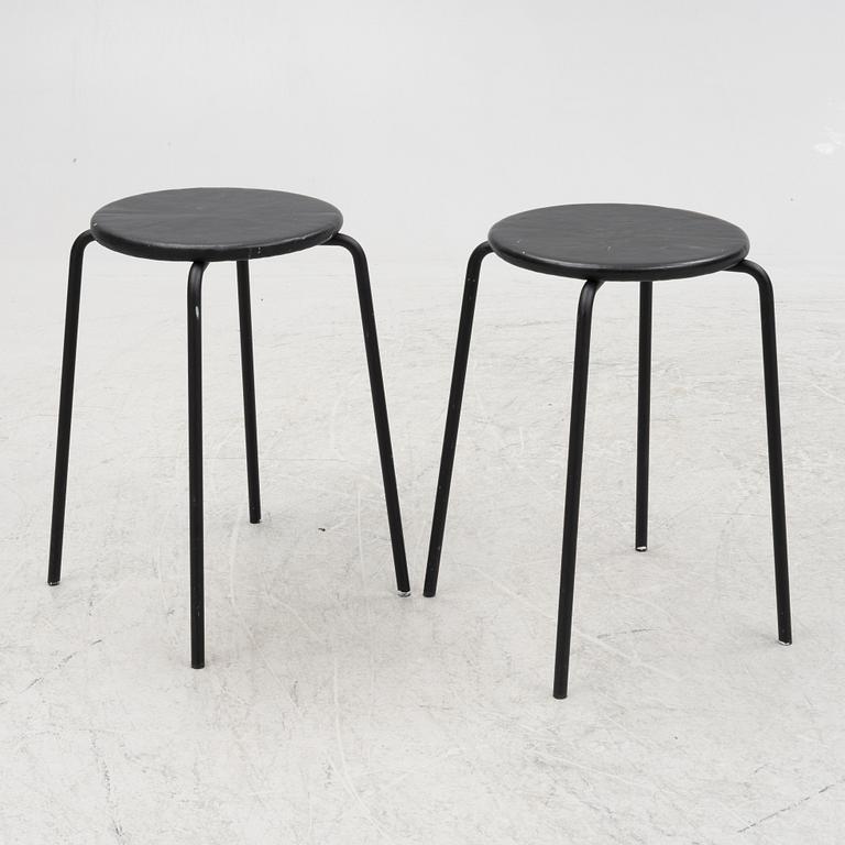 Jonas Bohlin, a pair of "palett" stools, Jonas Bohlin Design, Stockholm, Sweden.