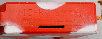 SPARBÖSSOR, 2 st, "MC-Kossan", 1900-talets mitt.