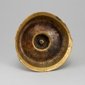 LJUSSTAKE, brons, 1600-tal.