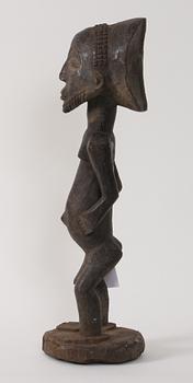 SKULPTUR, trä, trol, Luba, Kongo Kinshasa.