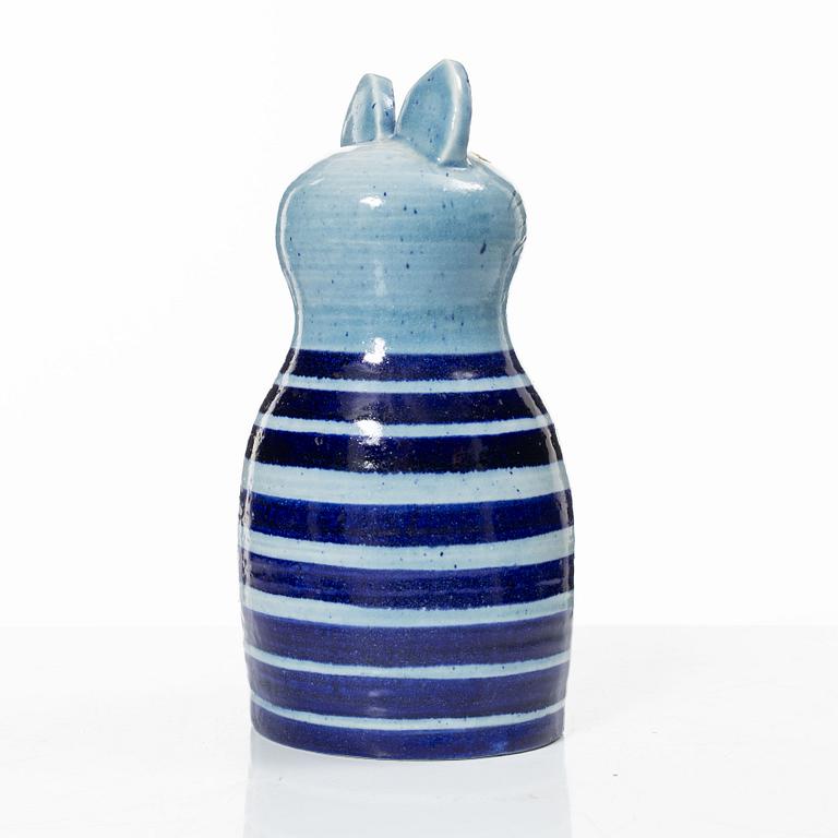 Lisa Larson, a 'Stor katt' stoneware figurine from the series 'Tripp, trapp, trull', Gustavsberg.