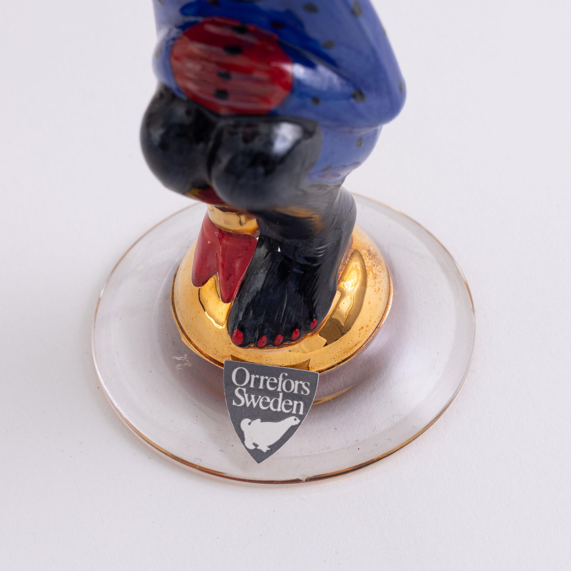 Gunnar Cyrén, snapsglas, 12 st, "Djävulsglas", "Nobel", Orrefors.