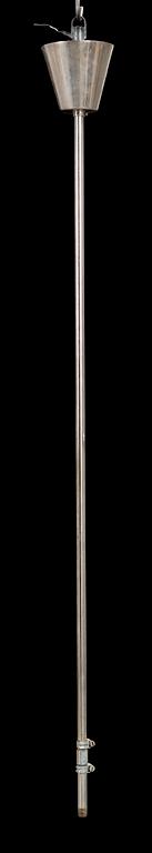 TAKLAMPA, glas, Orrefors, Fagerhult, 1900-talets mitt. H 85.