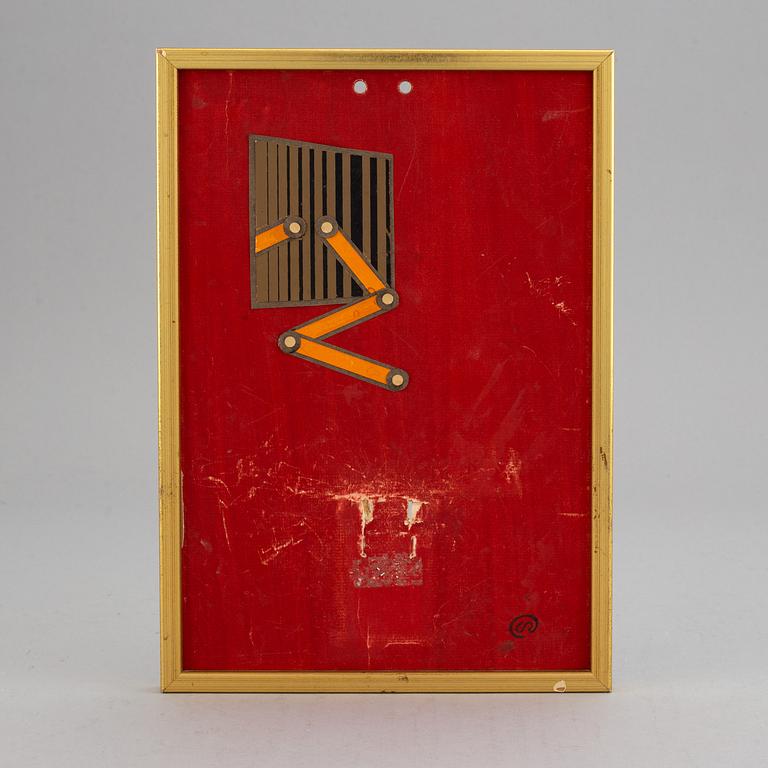 LENNART RODHE, multipel i plexi signerad 6/10 samt blandteknik, signerad.