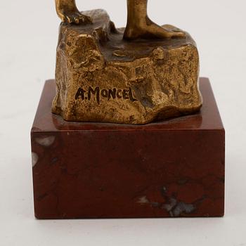 ALPHONSE EMMANUEL DE MONCEL DE PERRIN, "Die Wasserträgerin", skulptur,