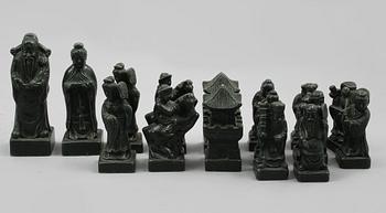 SCHACKSPEL, orientaliskt, 1900-tal.