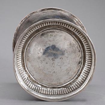 BÄGARE, silver. Arvid Wernström Eksjö, 1811. Vikt ca 415 gram.
