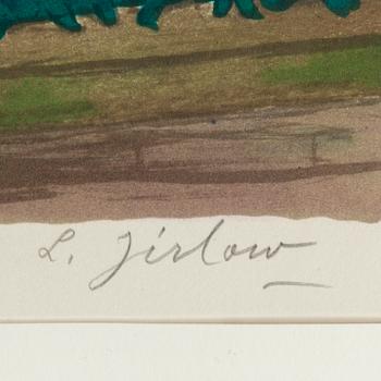 Lennart Jirlow, lithograph in colours, 1986, signed 31/310.