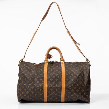 Louis Vuitton, weekendbag, "Keepall 55 Bandoulière".