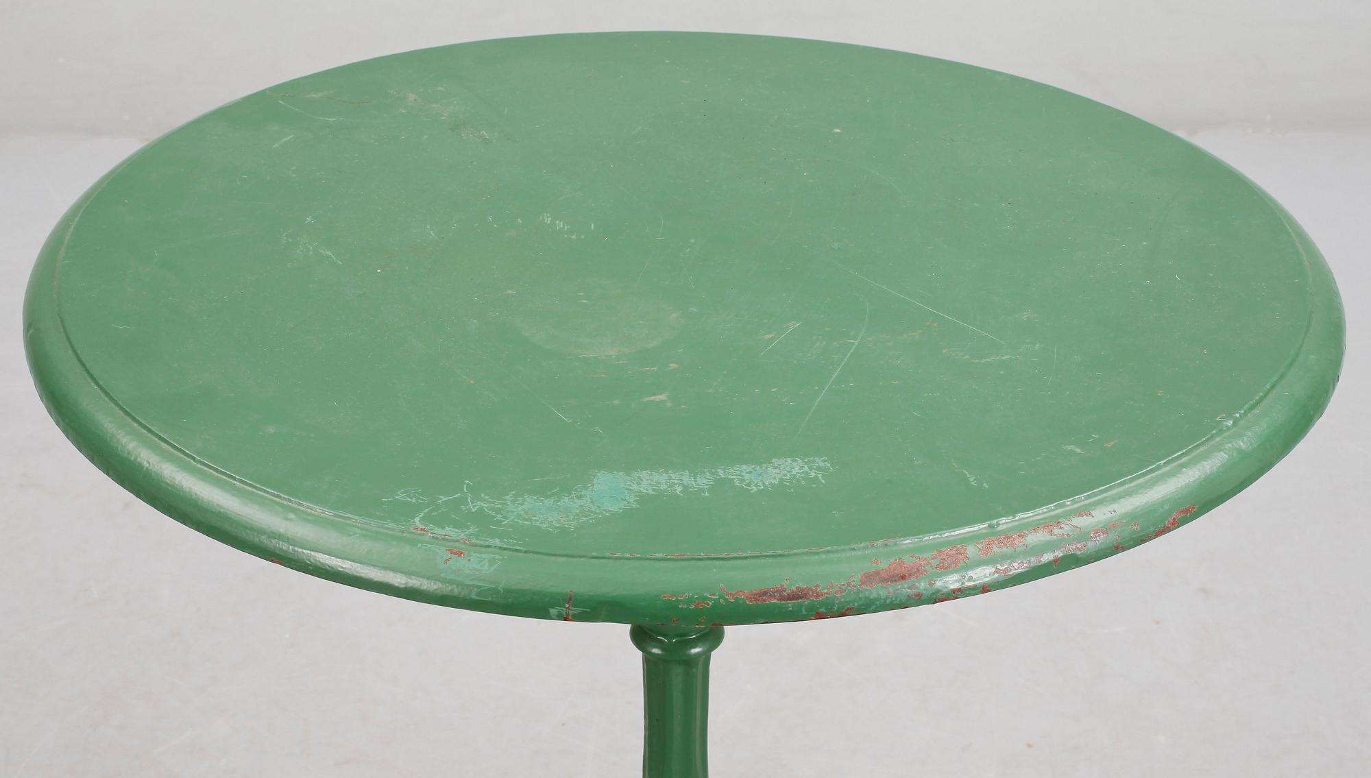 TRÄDGÅRDSBORD, gjutjärn, 1800-talets slut.