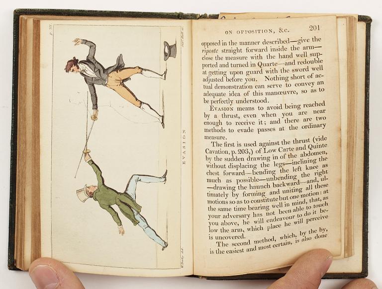 BOK, "The Modern Art of Fencing" av Guzman Rolando/JS. Forsyth, London 1822.